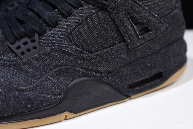 Levi's 'black' Air AO2571-001 4 Jordan x 0808